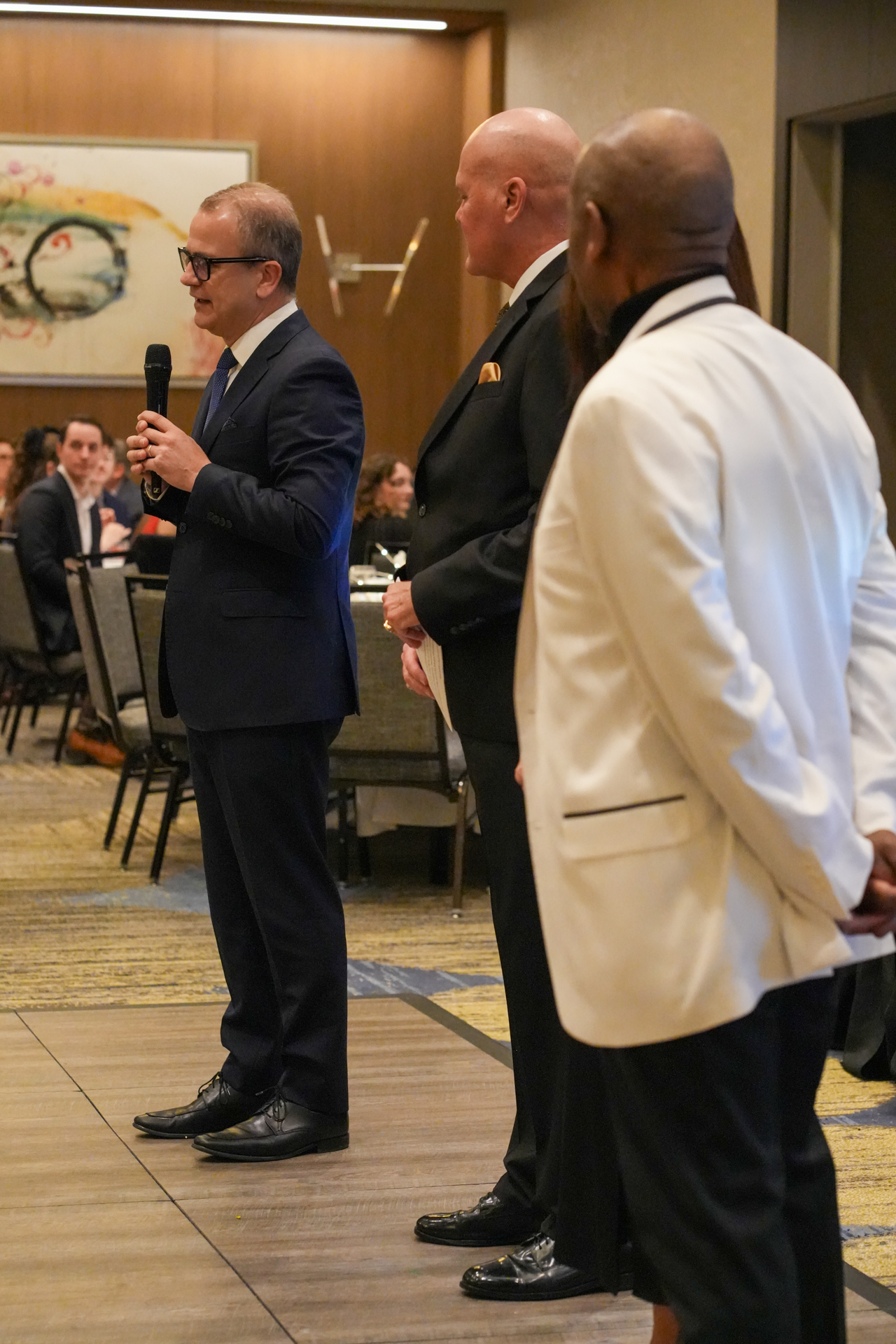 Corporate gala speakers photographed by Media Circle in Decatur, GA