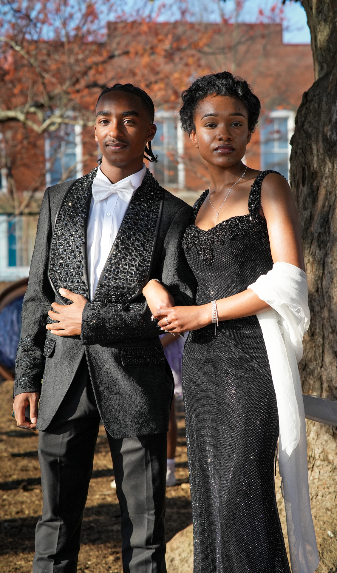Prom couple outdoor portrait by Media Circle in Snellville, GA