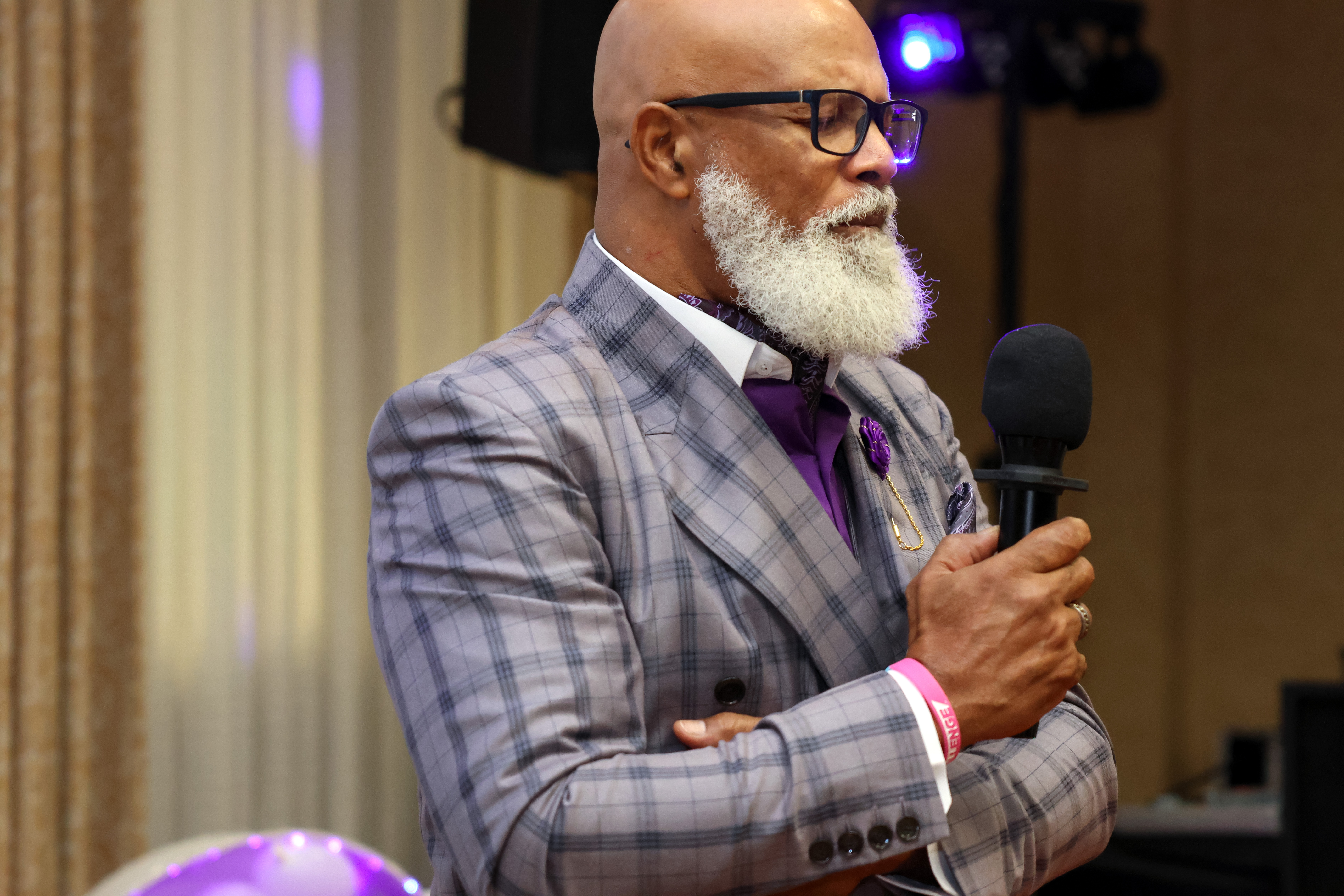 Event videographer filming a celebration in Lithonia, GA.